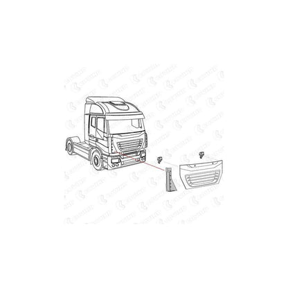 Covind 540/160 Air Deflector, Driver Cab