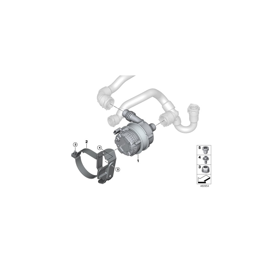 Genuine BMW 11518663638 F21 F30 F31 Support (Inc. M240iX, 120i & 125i) | ML Performance US Car Parts