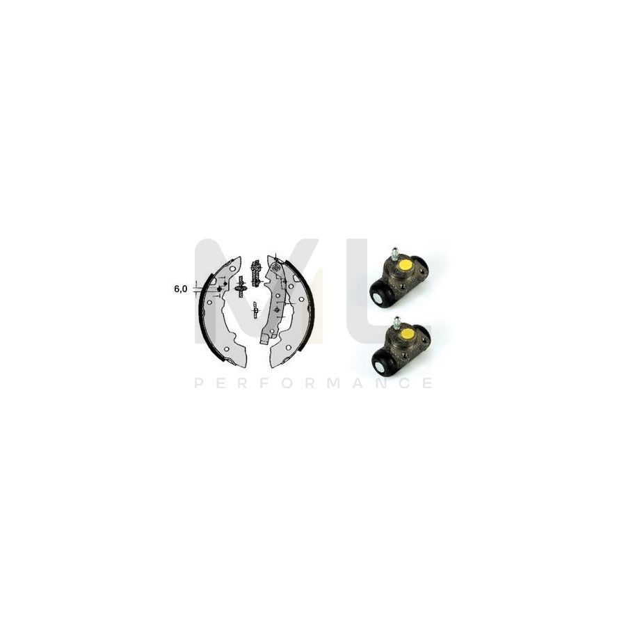 BREMBO STANDARD KIT H 61 024 Brake Shoe Set Ø: 180mm | ML Performance Car Parts