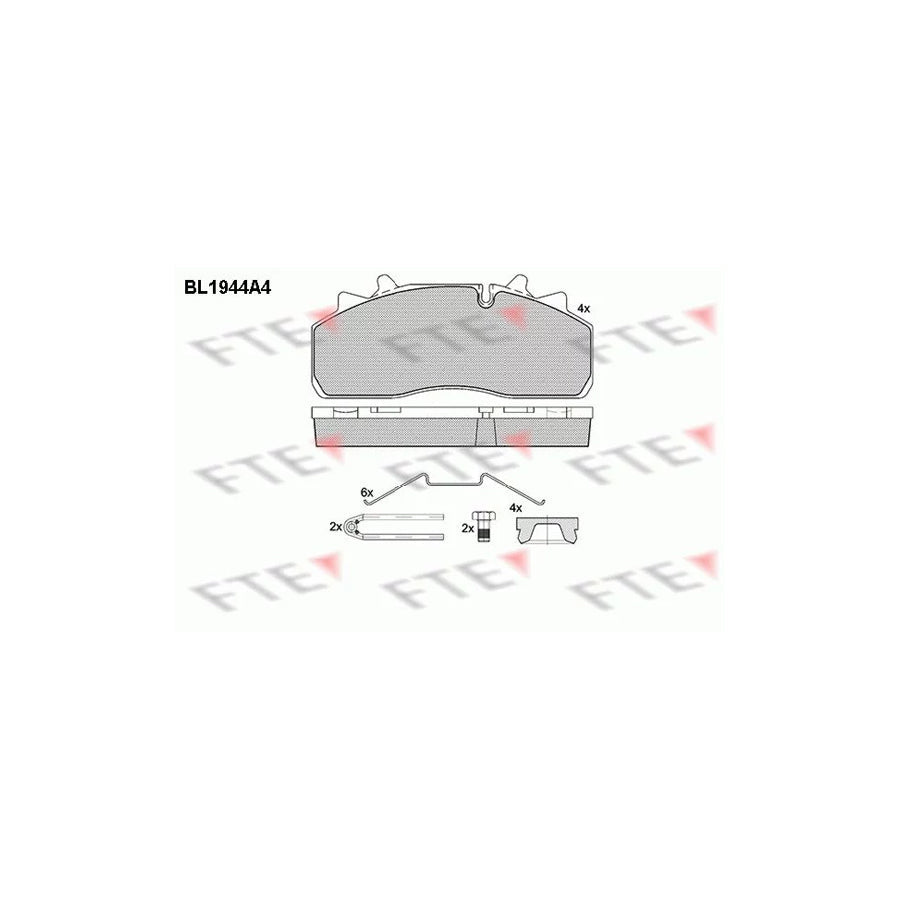 FTE Bl1944A4 Brake Pad Set