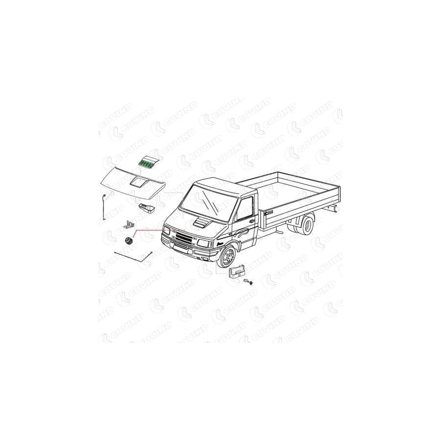 Covind 038/137 Bonnet Lock