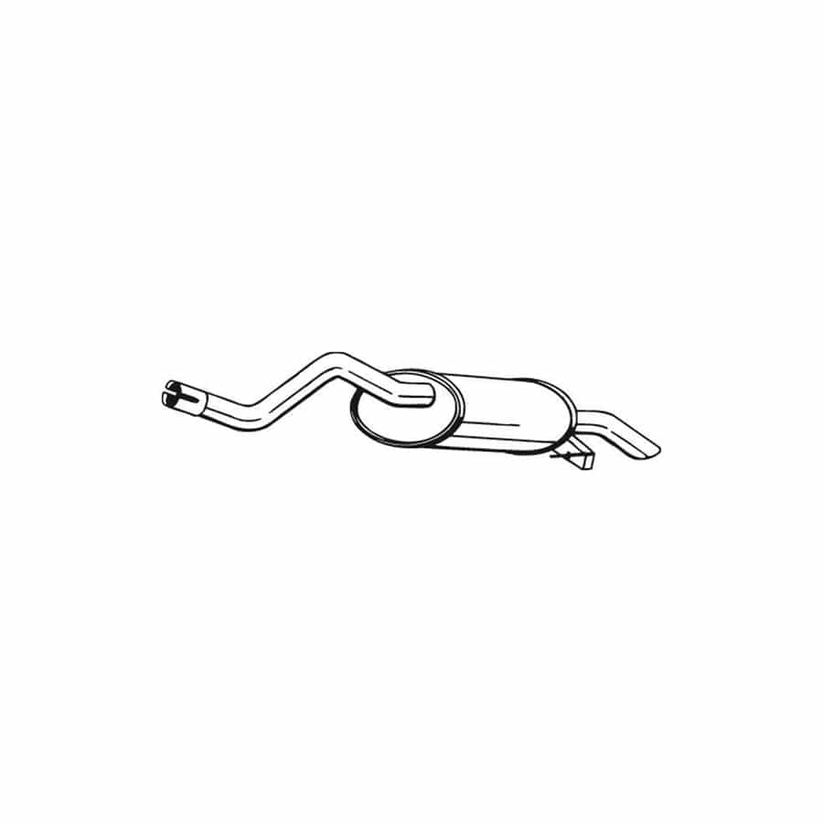 Bosal 200-033 Rear Silencer for Renault Symbol