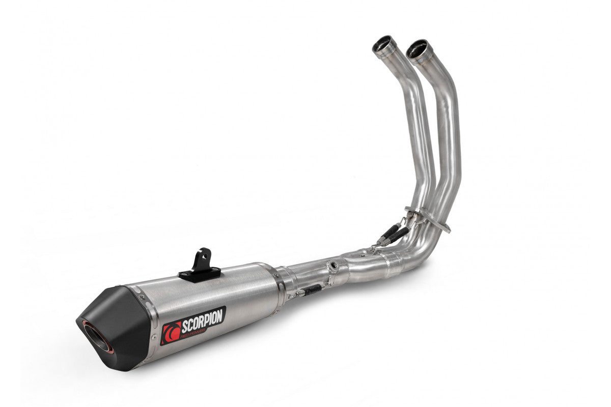 Scorpion RYA124SYSSEO Yamaha Tracer 7 Serket Taper Full System - Brushed Stainless Steel Sleeve | ML Performance US US