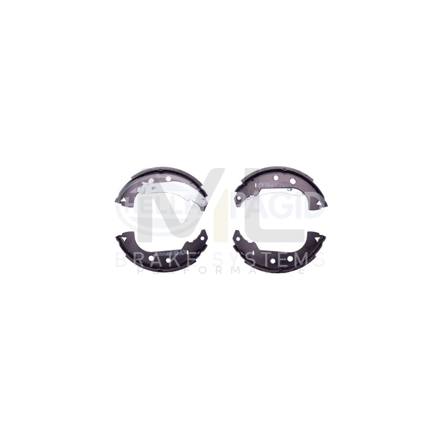HELLA 8DB 355 002-911 Brake Shoe Set with handbrake lever