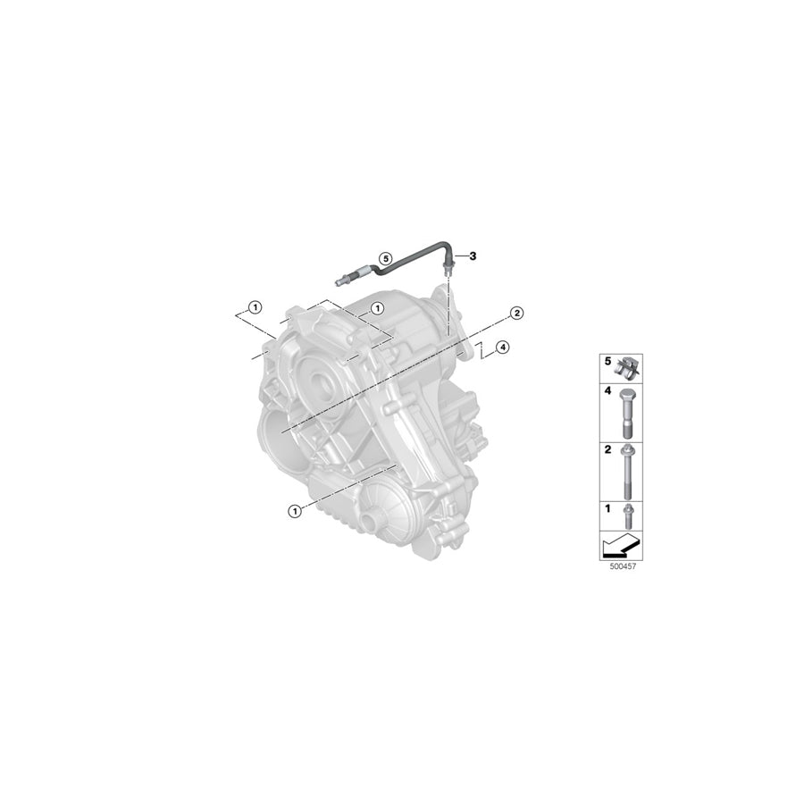 Genuine BMW 27107998173 G12 Vent Pipe ALPINA (Inc. ALPINA B7) | ML Performance US Car Parts