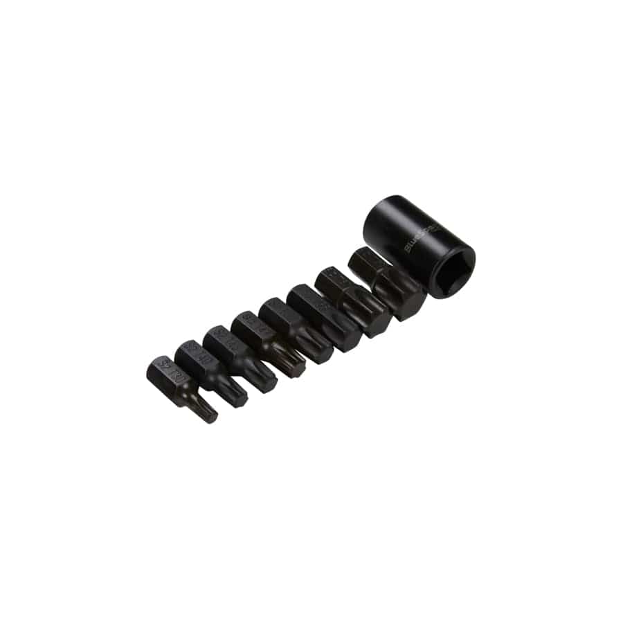 BlueSpot Tools B/S1498 1/2in Impact TORX Bit Set, 9 Piece