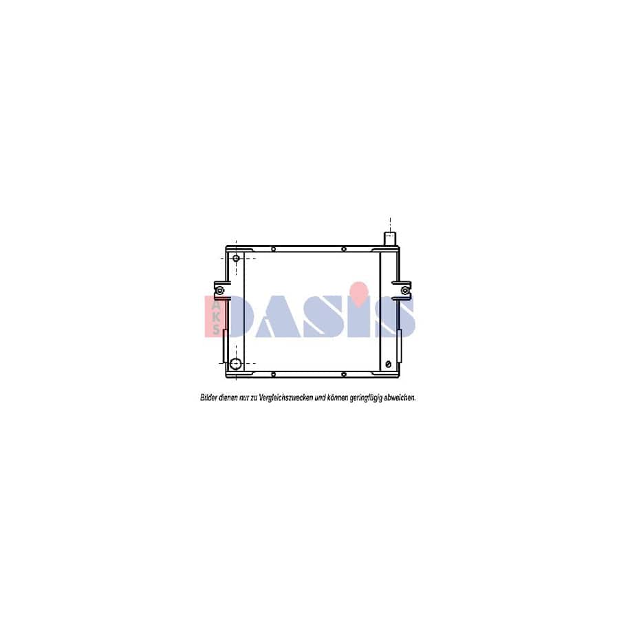 AKS Dasis 400280N Engine Radiator