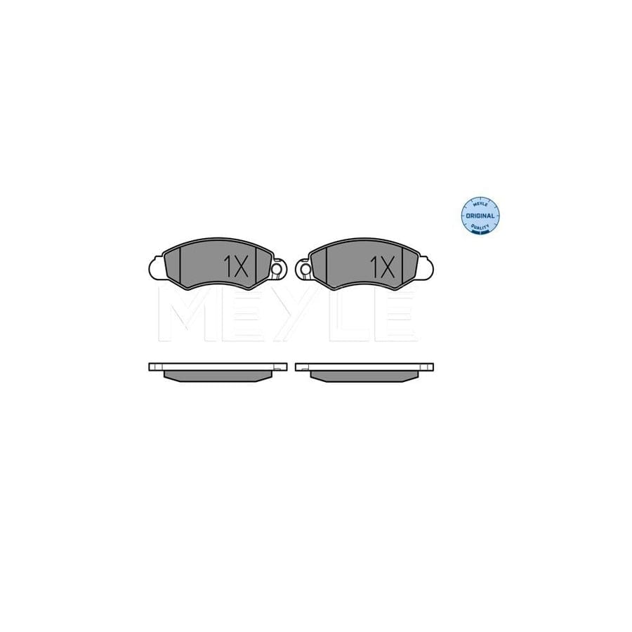 Meyle 025 232 9614/W Brake Pad Set
