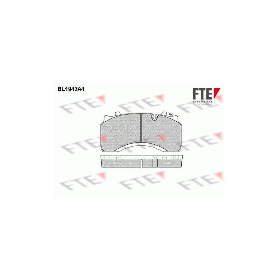 FTE Bl1943A4 Brake Pad Set