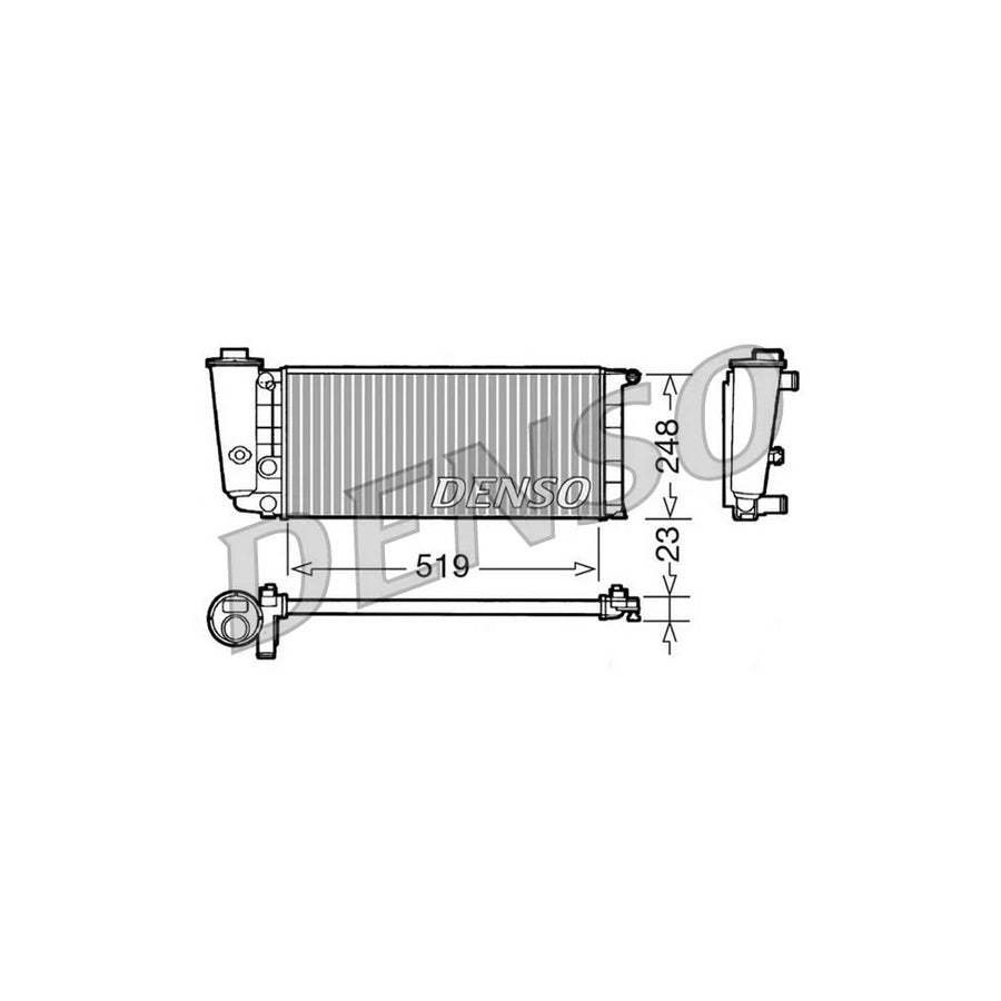 DENSO DRM09080 Engine Radiator