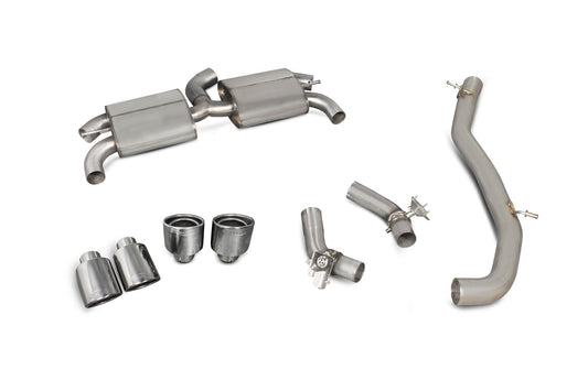 Scorpion SAUS055 Audi TT S Mk3 Non-Resonated Cat-Back System (With Valves)  | ML Performance US US