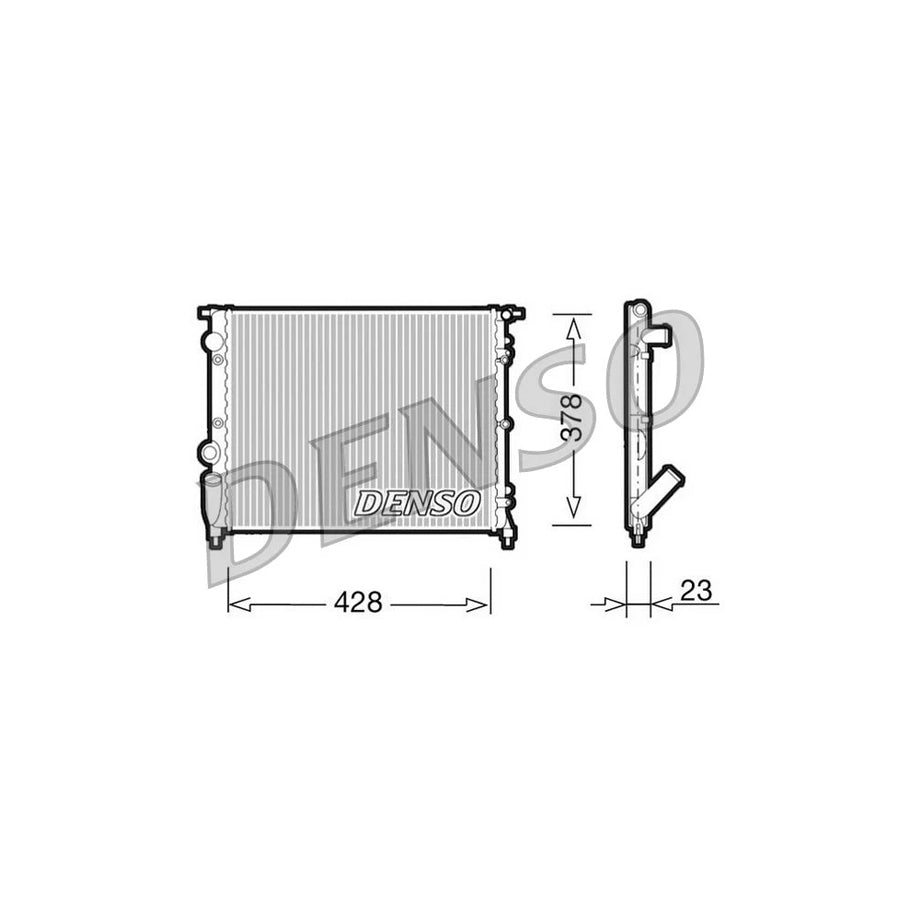 DENSO DRM23001 Engine Radiator