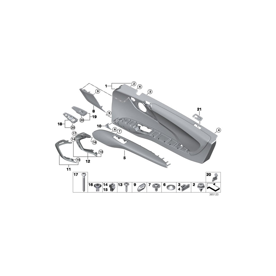 Genuine BMW 51459145240 I15 Axial Securing Clip (Inc. i8) | ML Performance US Car Parts