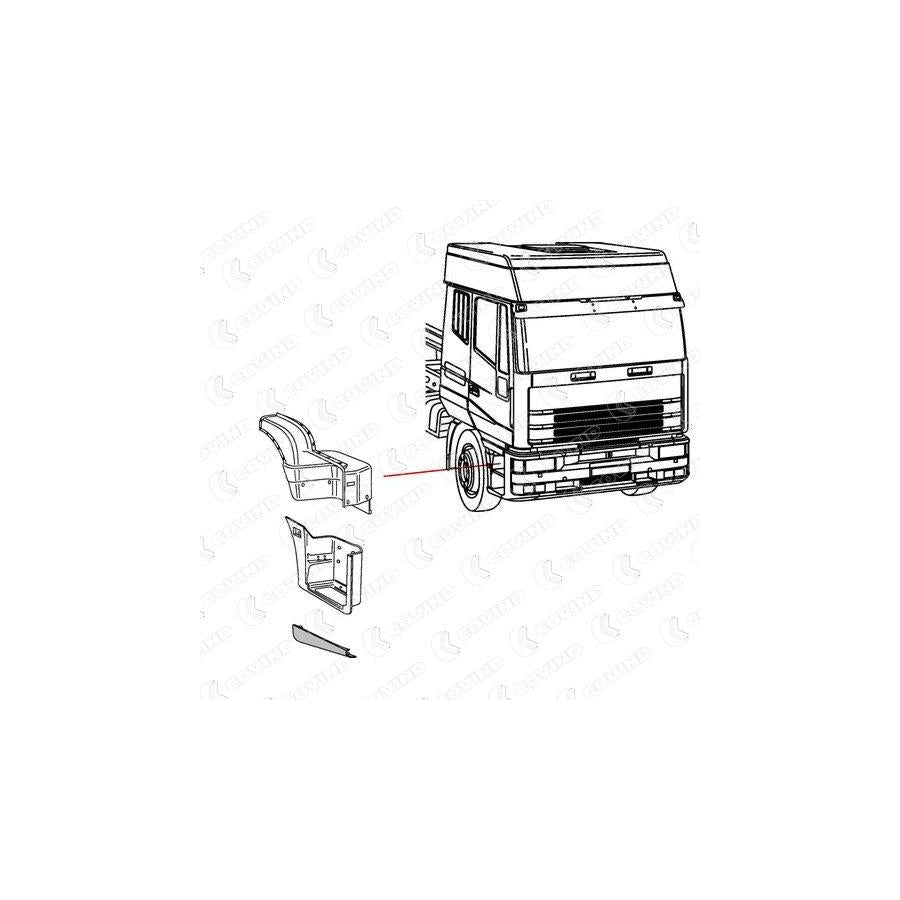 Covind 440/242 Cover, Footboard