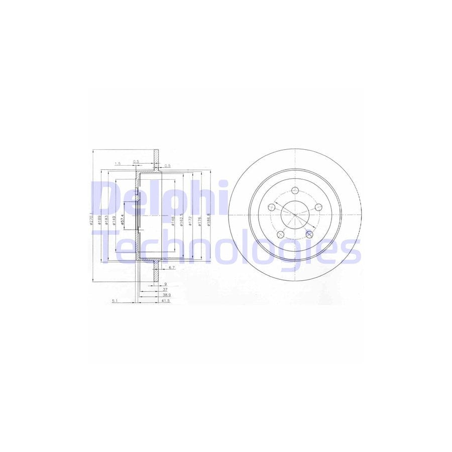 Delphi Bg3593 Brake Disc