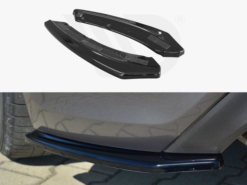 Maxton Design HY-GE-1-C-RSD1T Rear Side Splitters Hyundai Genesis MK1 Coupe (2009-2012) | ML Performance UK Car Parts