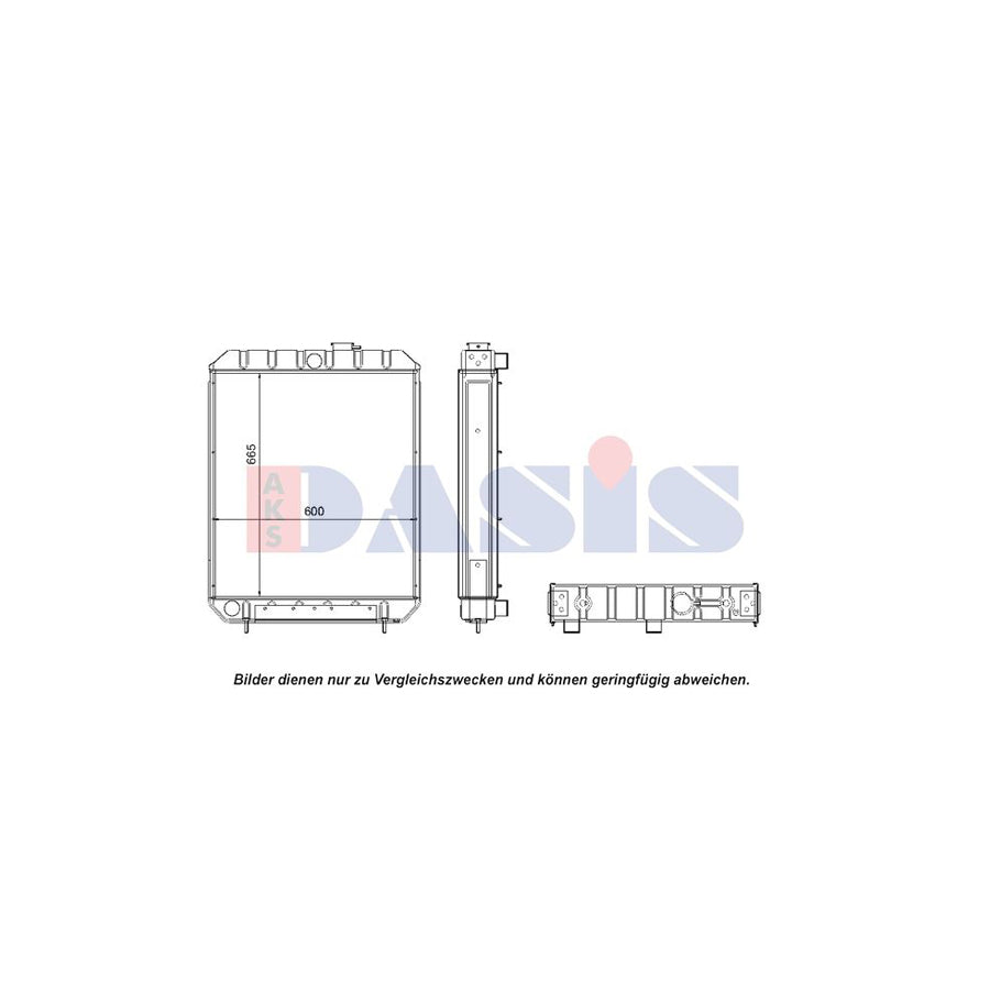 AKS Dasis 440488N Engine Radiator