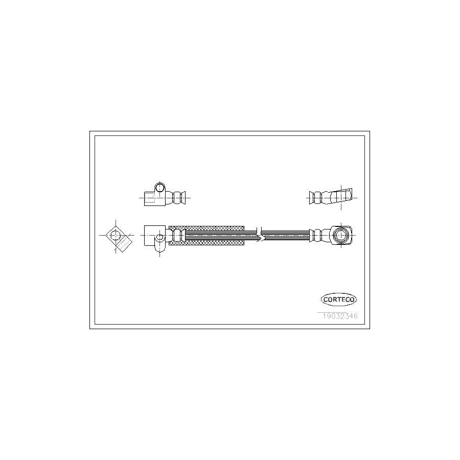 Corteco 19032346 Brake Hose