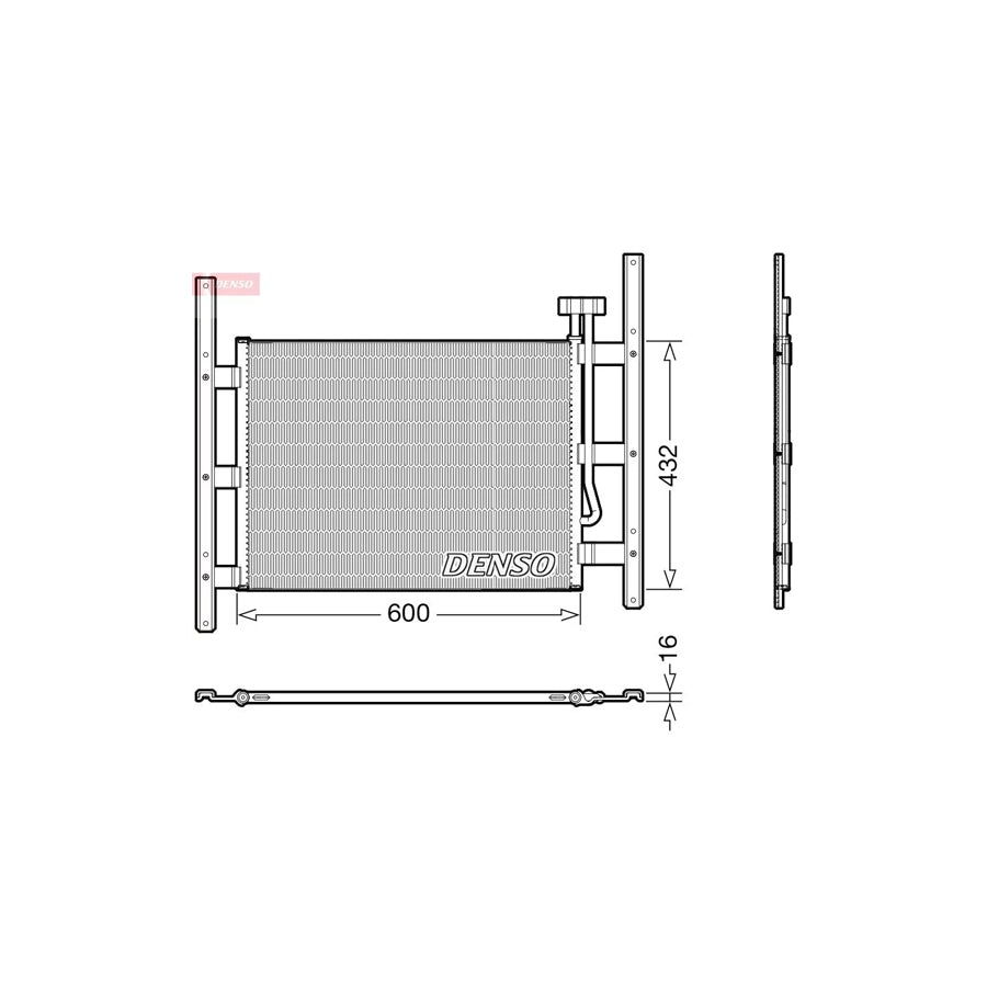 DENSO DCN99067 Air Conditioning Condenser