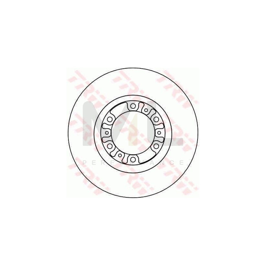 TRW DF4118 Brake Disc for MITSUBISHI L 400 Vented | ML Performance Car Parts