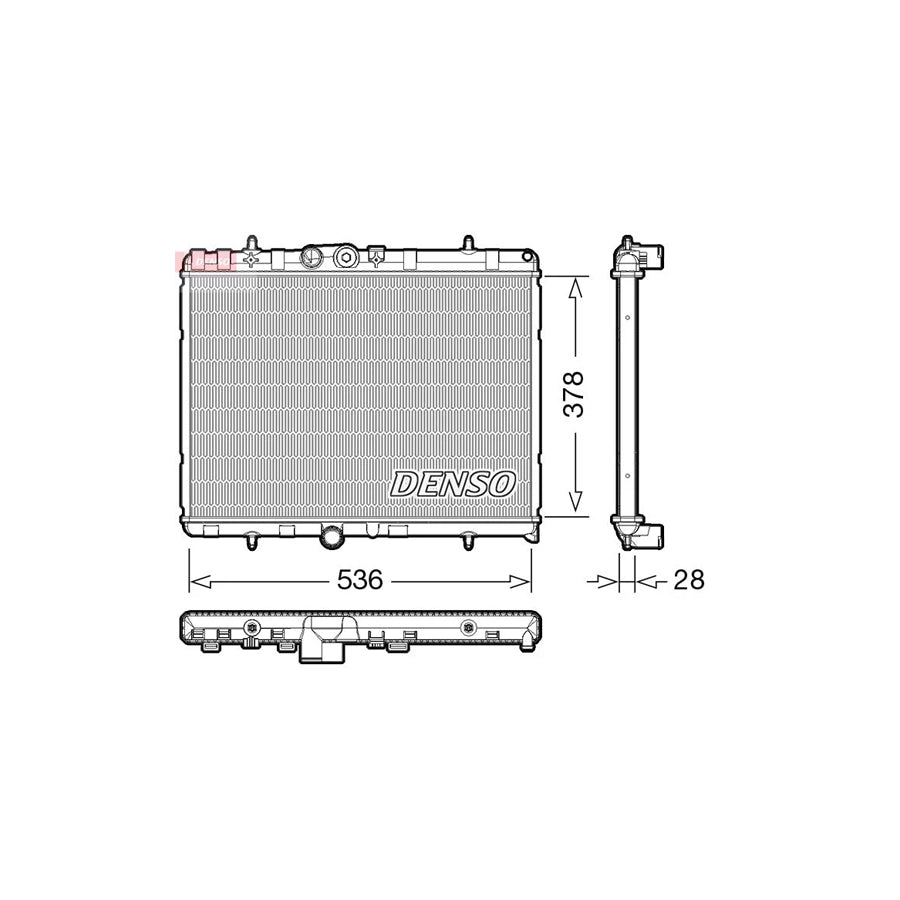DENSO DRM07004 Engine Radiator