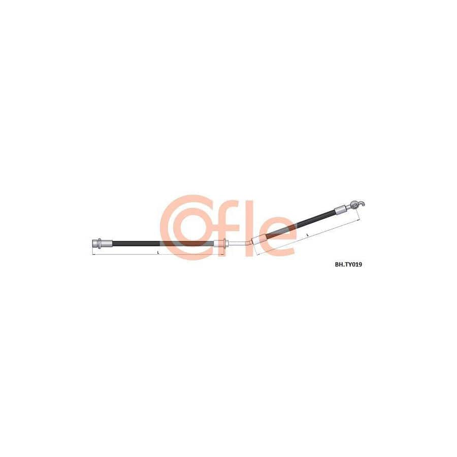 Cofle 17.4043 Hand Brake Cable for Honda Accord