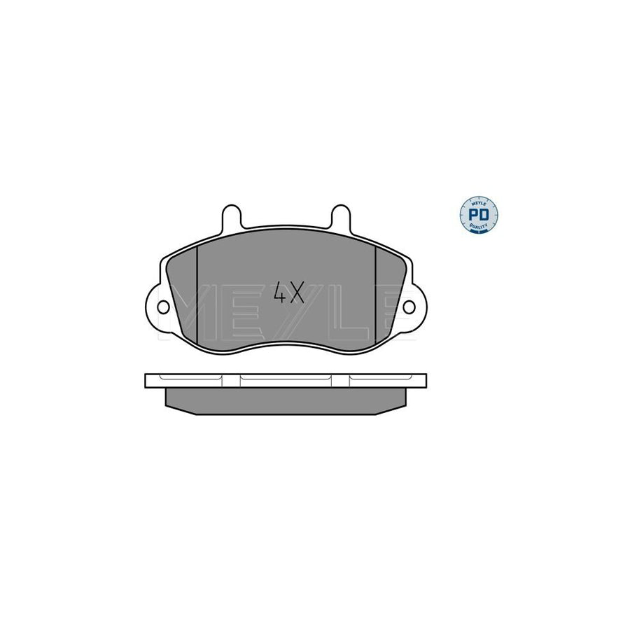 Meyle 025 233 0218/Pd Brake Pad Set