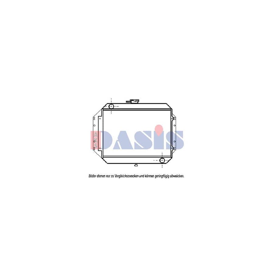 AKS Dasis 070040N Engine Radiator for Nissan Bluebird Saloon (B610)