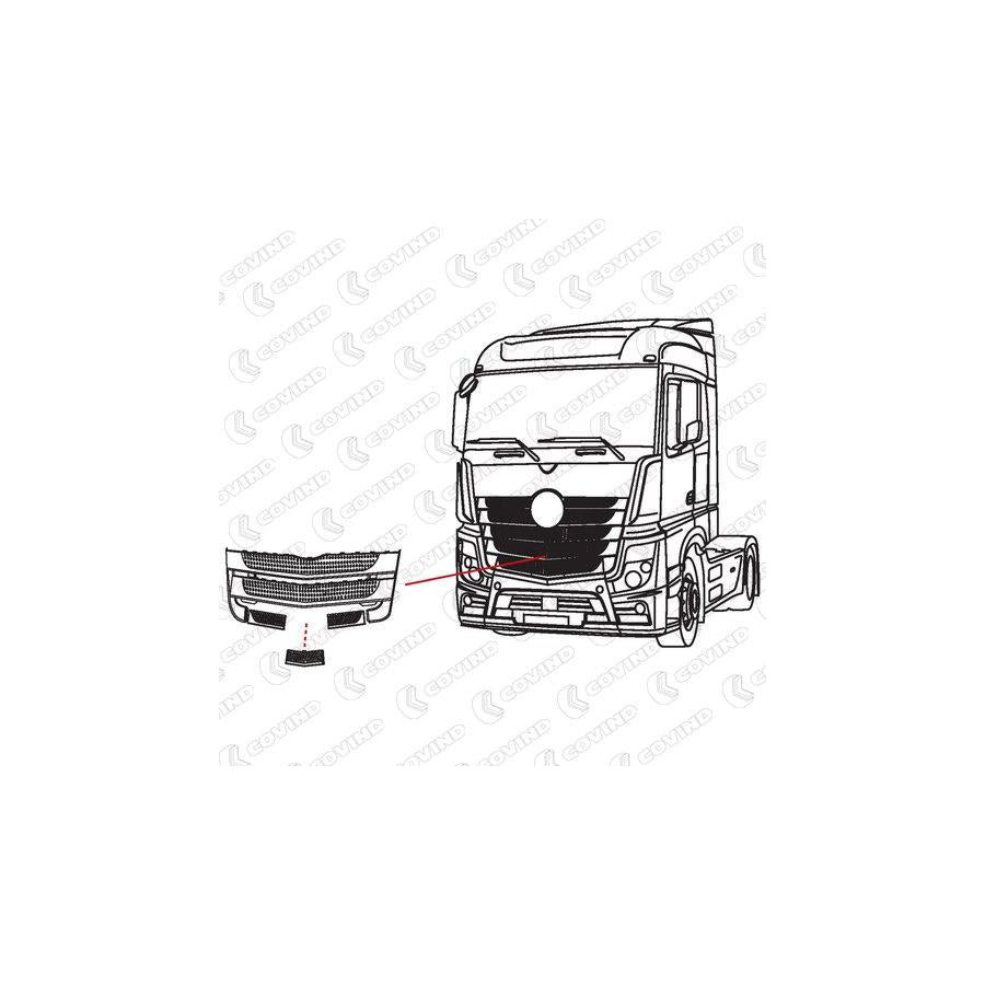 Covind 960/122 Radiator Grille
