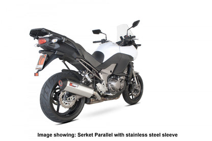 Scorpion RKA92CEO Kawasaki Versys 1000 Serket Parallel Slip-On - Carbon Fibre Sleeve | ML Performance US US