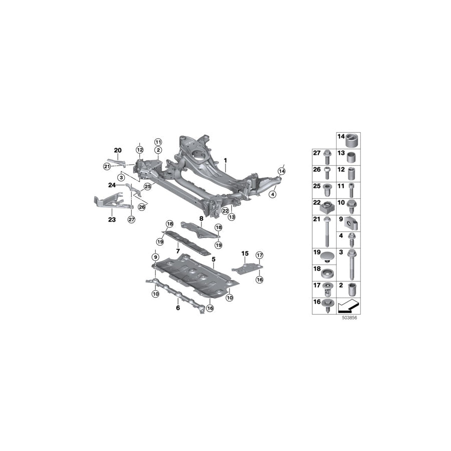 Genuine BMW 31106886194 G20 G21 Covering Cap Right (Inc. 330iX, 320iX & 320dX) | ML Performance US Car Parts
