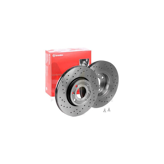 BREMBO XTRA LINE 09.9078.1X Brake Disc Perforated / Vented, Coated, High-carbon, with bolts/screws | ML Performance Car Parts