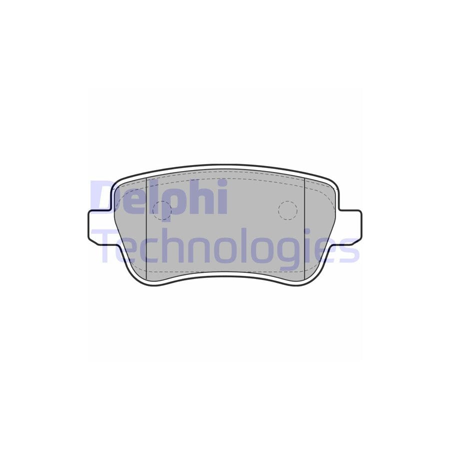 Delphi Lp1964 Brake Pad Set For Fiat Croma