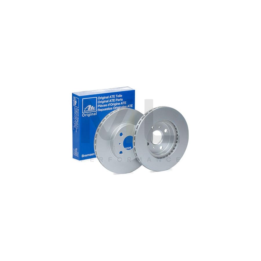 ATE 24.0122-0158.1 Brake Disc for TOYOTA COROLLA Vented, Coated  - 1 piece