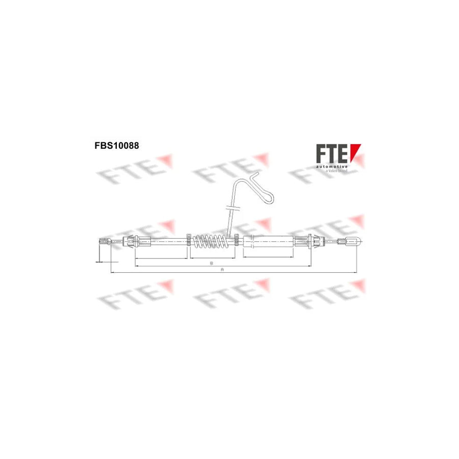 FTE 9250379 Hand Brake Cable for Ford Transit