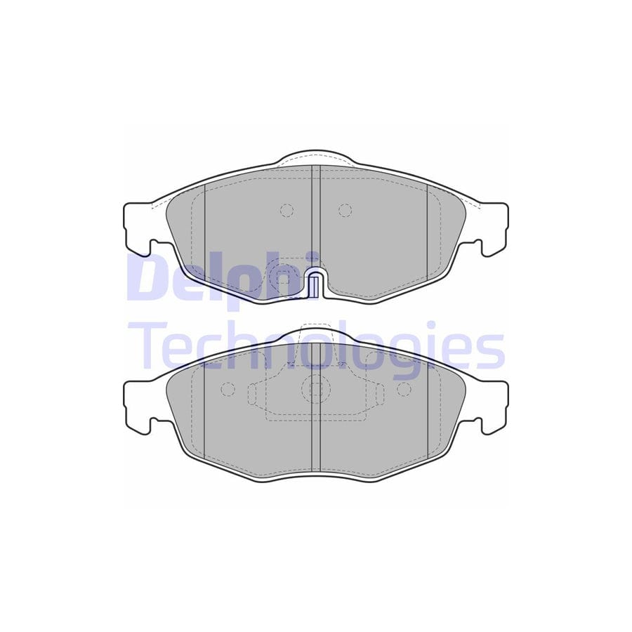 Delphi Lp1963 Brake Pad Set For Chrysler Sebring