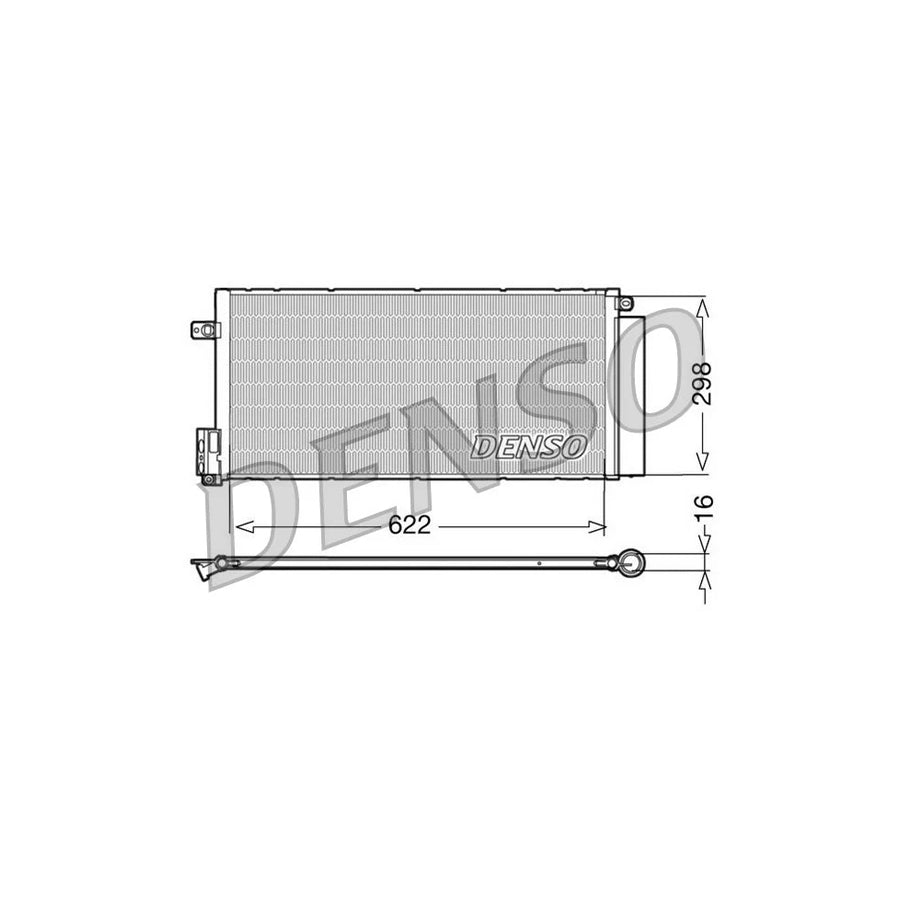 DENSO DCN09110 Air Conditioning Condenser