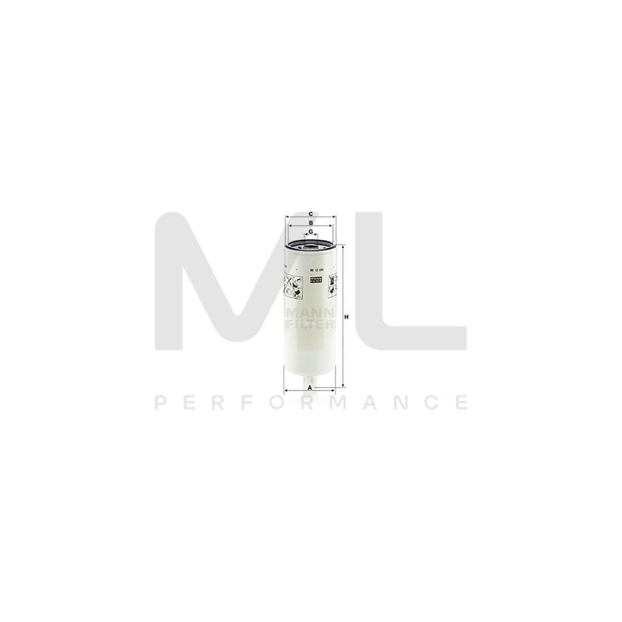 MANN-FILTER WK 12 290 Fuel filter Spin-on Filter
