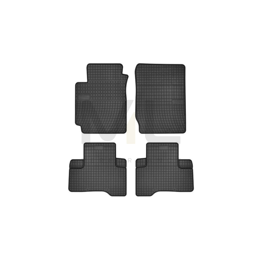 FROGUM Tailored 0601 Floor mat set Elastomer, Front and Rear, Quantity: 4, Black, (LHD)