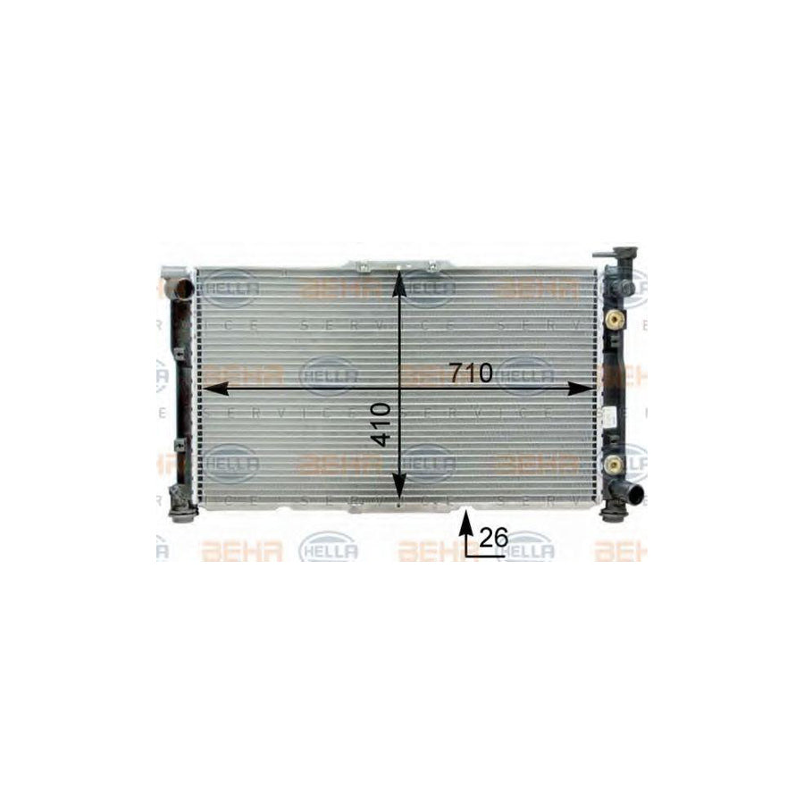 Hella 8MK 376 763-471 Engine Radiator