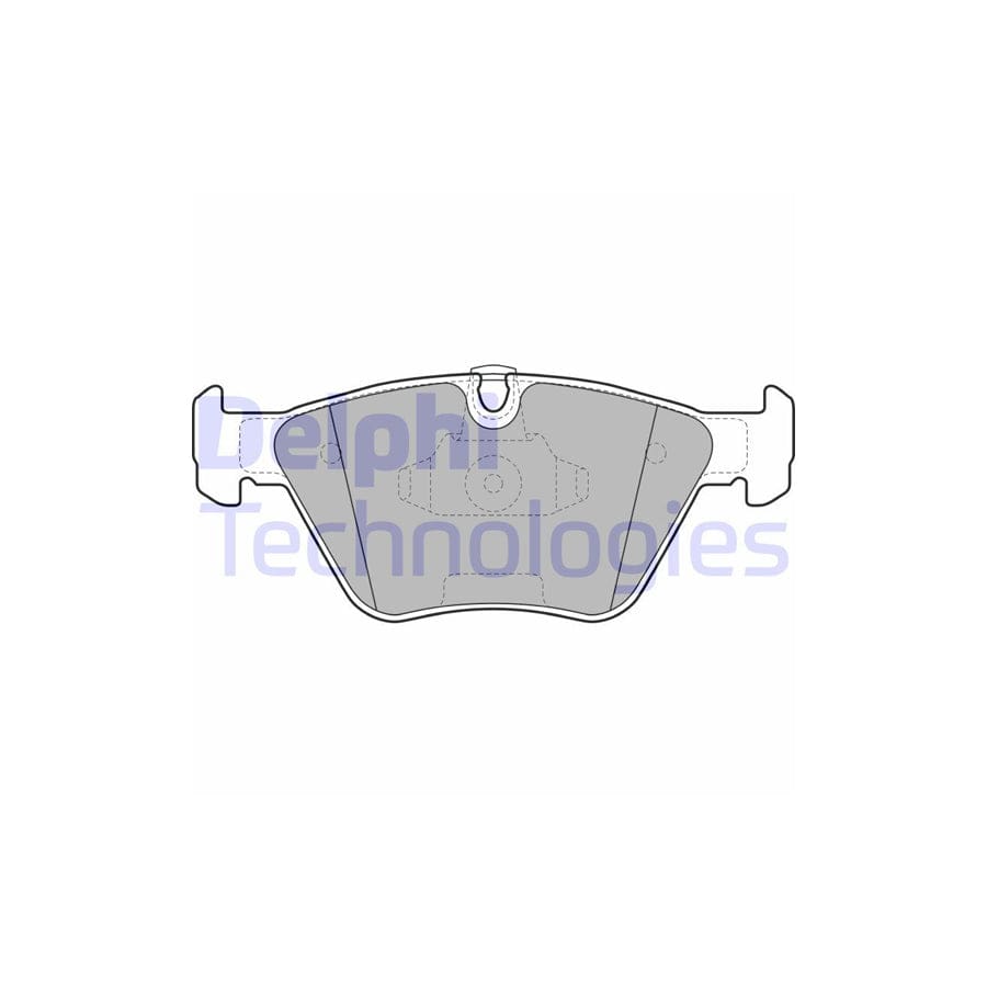 Delphi Lp1962 Brake Pad Set