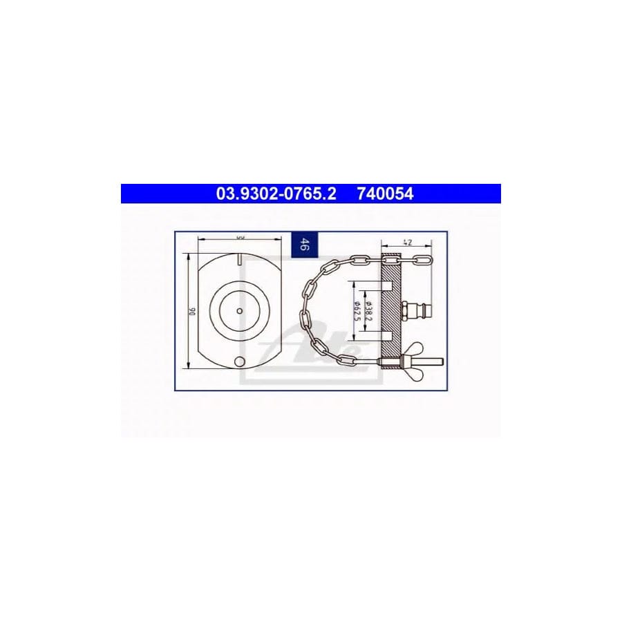 ATE 03.9302-0765.2 Breather Pipe