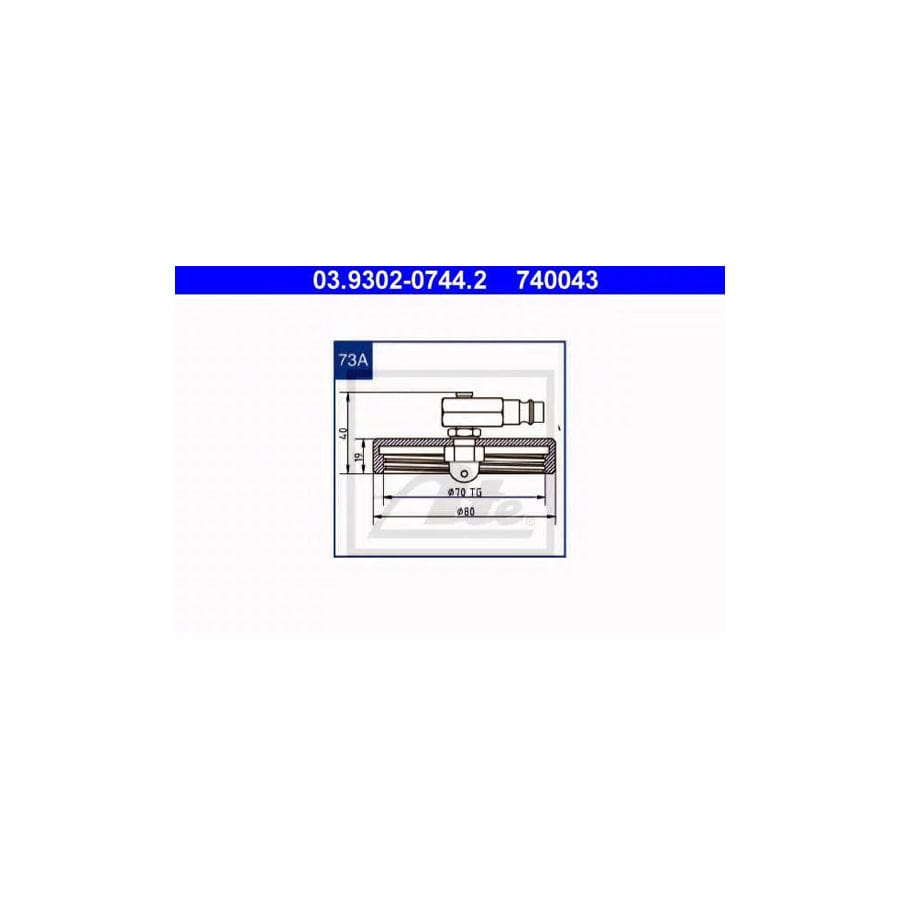 ATE 03.9302-0744.2 Breather Pipe