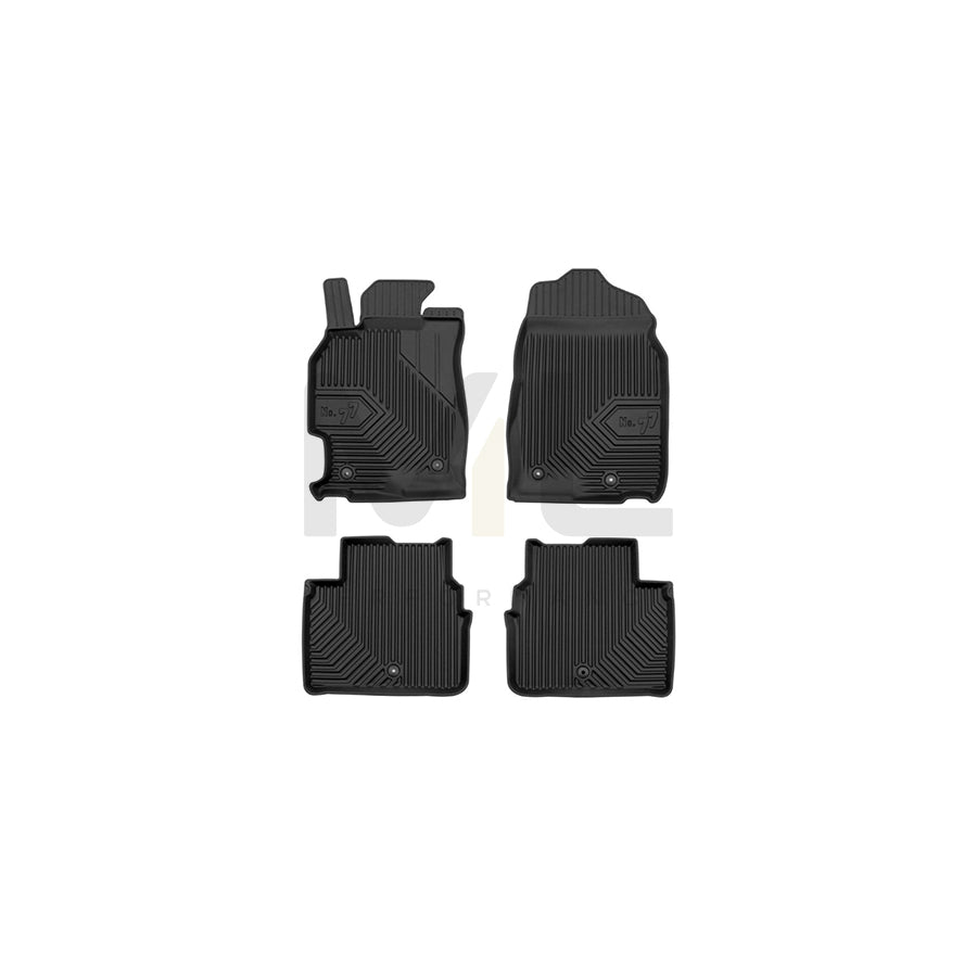 FROGUM Tailored, No.77 77408975 Floor mat set for MAZDA 6 Elastomer, Front and Rear, Quantity: 4, Black, (LHD)