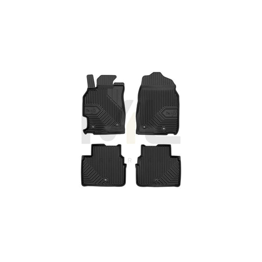 FROGUM Tailored, No.77 77408975 Floor mat set for MAZDA 6 Elastomer, Front and Rear, Quantity: 4, Black, (LHD)