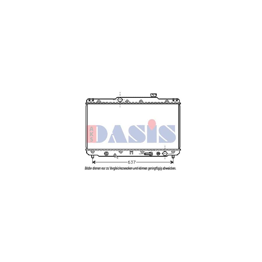 AKS Dasis 210950N Engine Radiator for Toyota Camry