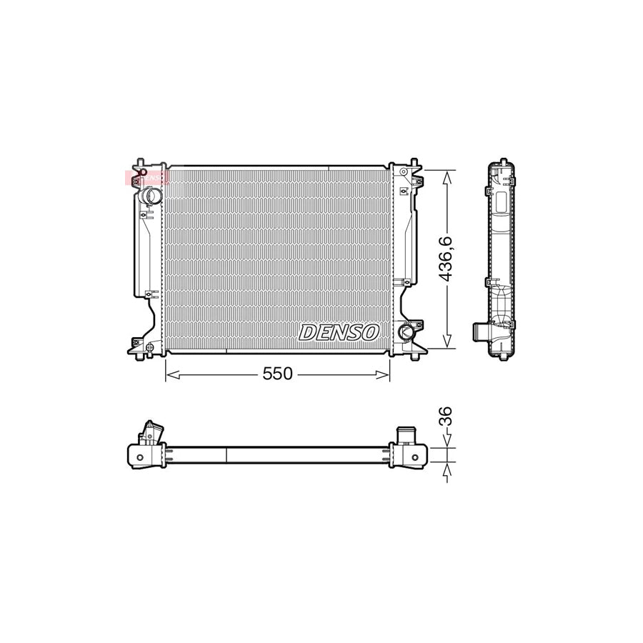 DENSO DRM51014 Engine Radiator for Lexus Is II Saloon (Xe20)