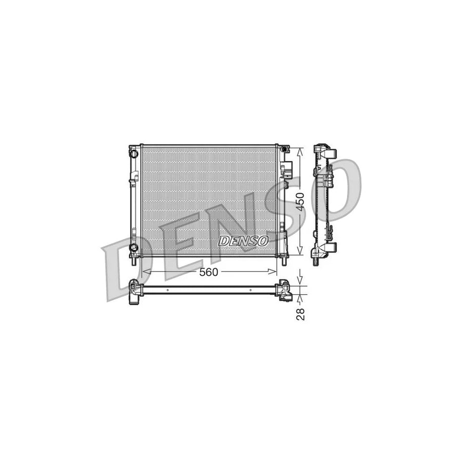 DENSO DRM23096 Engine Radiator