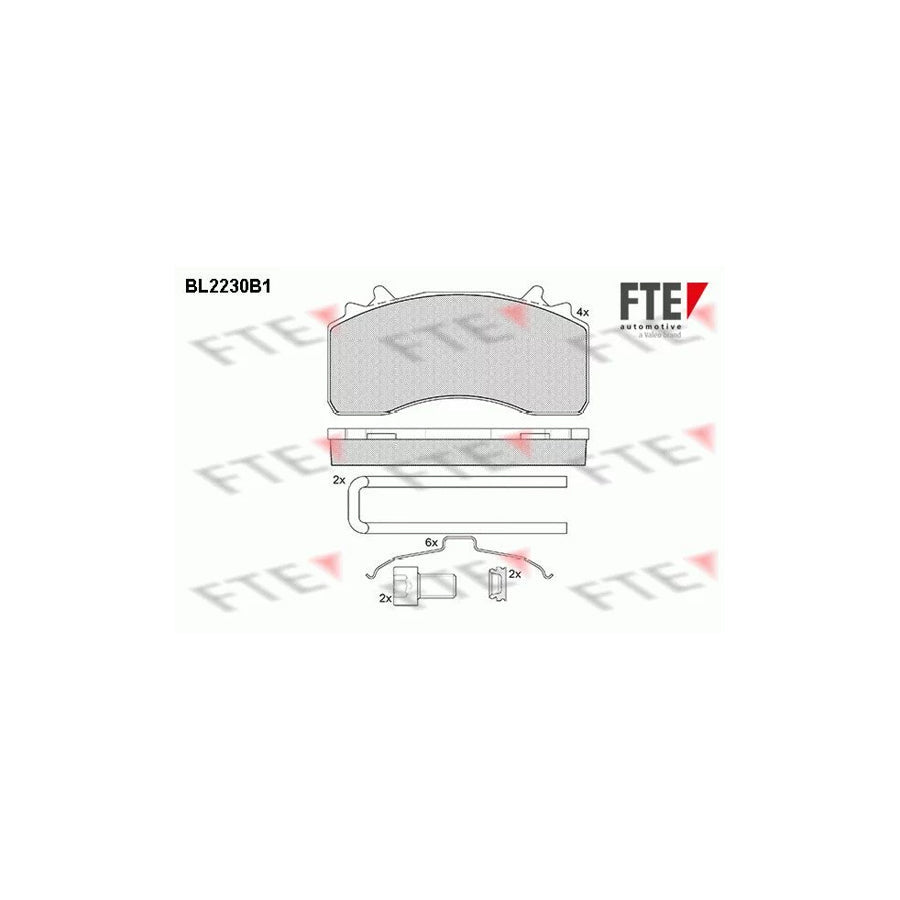 FTE 9500080 Brake Pad Set