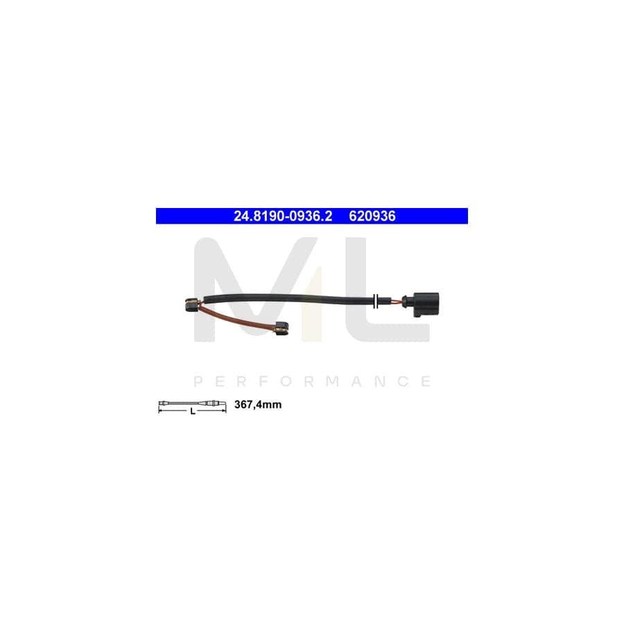 ATE 24.8190-0936.2 Brake pad wear sensor
